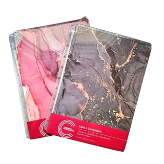 Capa e Contracapa Caderno Inteligente - Agatha ou Onyx