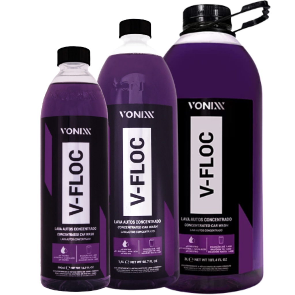 Shampoo Automotivo Concentrado Lava Autos VONIXX VFLOC