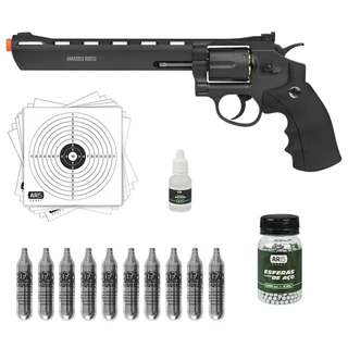 Revolver 703B Wingun 4.5 +10xCO2 +Esferas de Aço +Oleo