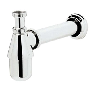 Sifão Esteves para Pias de Cozinha Americana de 1.1/2" x 1.1/2" 30cm Cromado