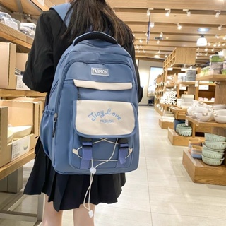 Bolsa escolar impermeável casual feminina da moda coreana ANJGG