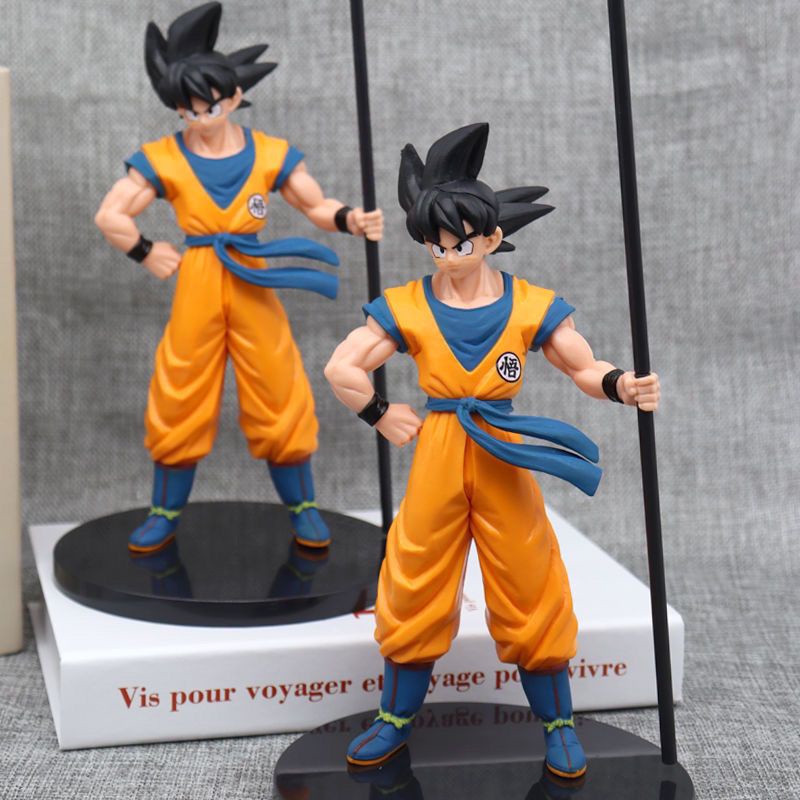 Dragon Ball Z Son Goku Anime Figure, Cabelos brancos e cabelos pretos,  Boneca Modelo Colecionável, Decorar Mesa, Aniversário, Brinquedo Presente  de Natal