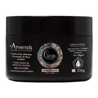 Geleia Ativadora Cachos Alta Fixação Arvensis Vegana 250g