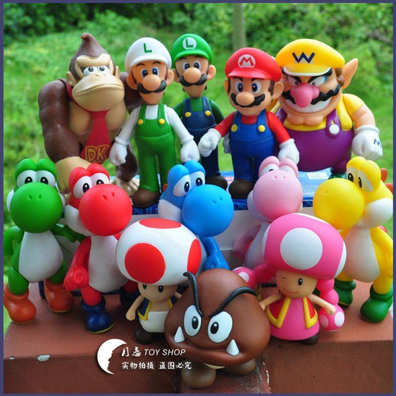 Mario E Luigi 2 Bonecos Game Filme Super Mario Grande 36cm