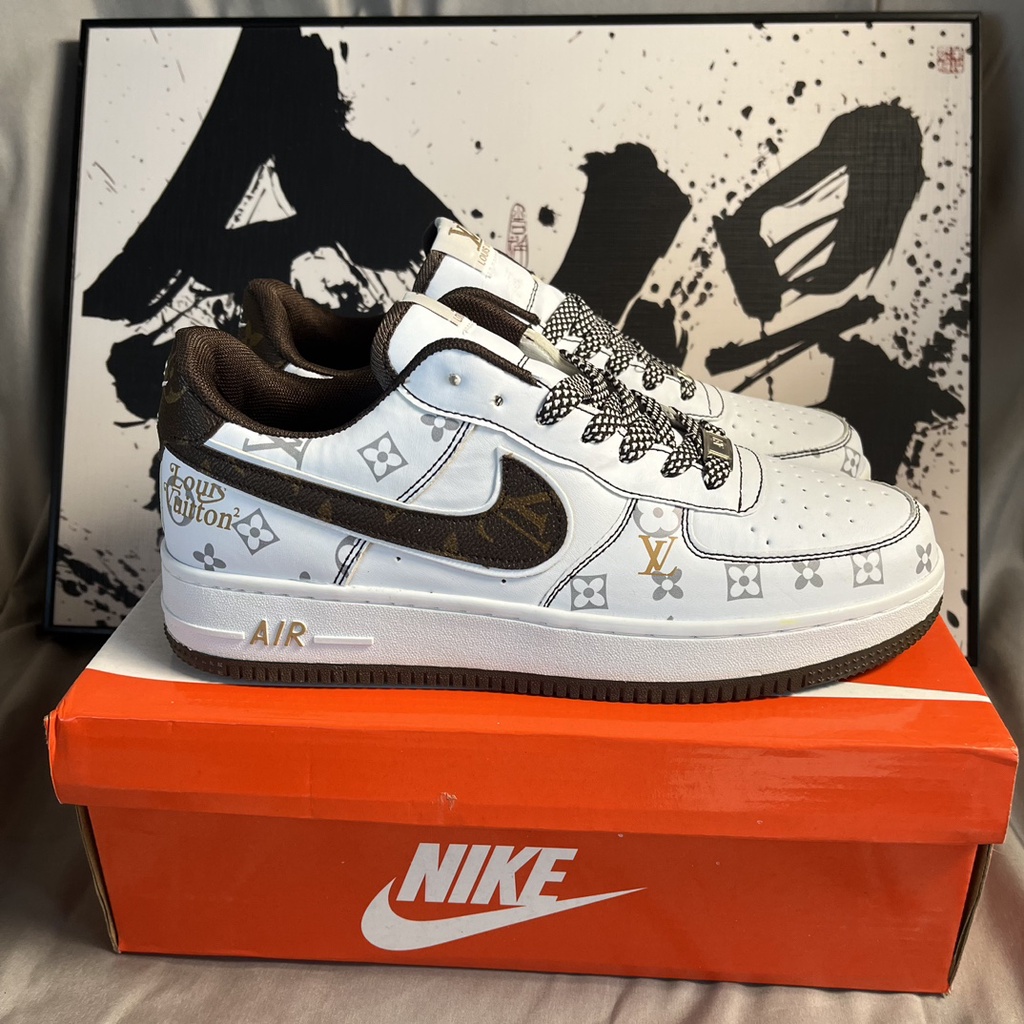 AF1 Tênis Masculino Feminino Estudantil LV Respirável Ao Ar Livre Sapatos De Skate Legado De Vôo Esportivo Corrida De Casal