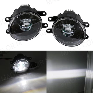 2PCS 3.5 Polegadas Lâmpadas De Nevoeiro LED Para Toyota Corolla RAV4 Camry Yaris Prius CHR Hilux Lexus Faróis De Carro Luzes Diurnas De Funcionamento 12V