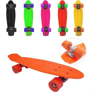 Skate Infantil Adulto Mini Longboard Cruiser Lançamento Nfe - Pro