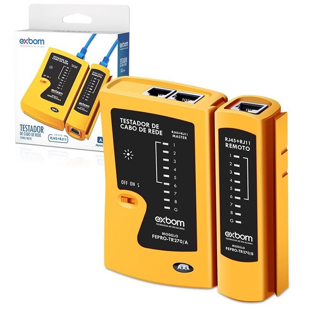 Testador Medidor de Sinal de Cabo de Rede Rj11 Rj45 Internet | Shopee ...