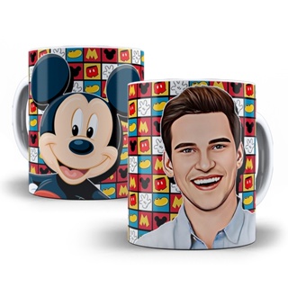 Caneca Mickey Mouse com sua Caricatura Personalizada