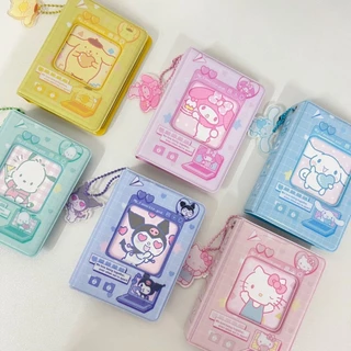 Desenho Animado Sanrio Kuromi Melody Card Book 3 Inch Álbum Organizador De Ídolos Pochacco Canela Pom Purin em Oferta na Shopee