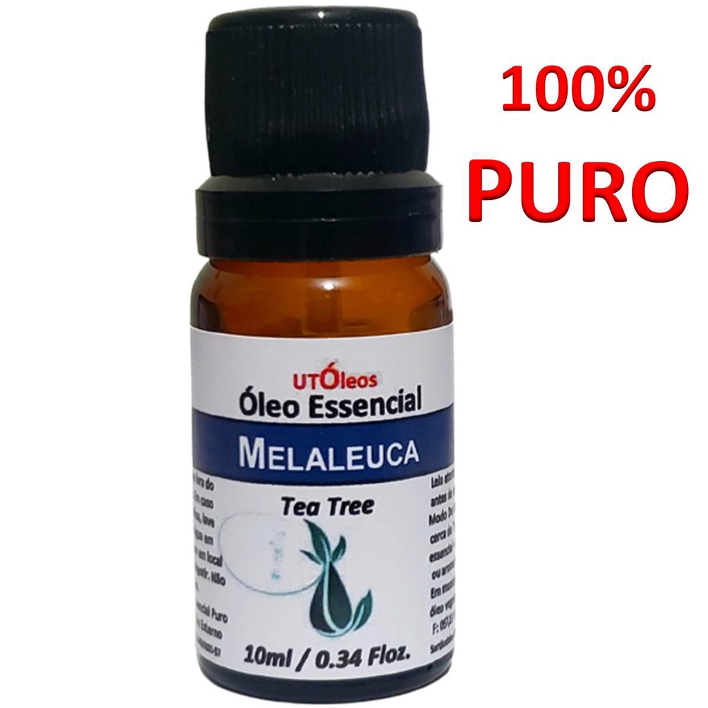Óleo Essencial De Melaleuca (Tea Tree) 10ml Natural
