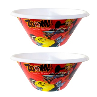 Prato Bowl Petisqueira Mickey Plasútil 540ml - Kit com 2 unidades