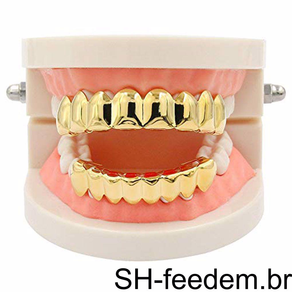 1/2/3 Top Bottom Falsos Dentes De Halloween Mouth Grills Presentes Festa De Natal Doméstica Cosplay