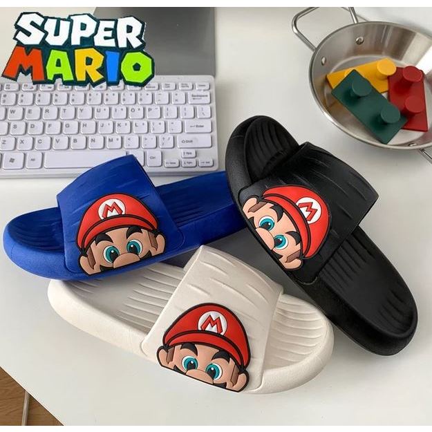 Chinelo Slide Mario Bros Sandalia Game Desenho Super Mario