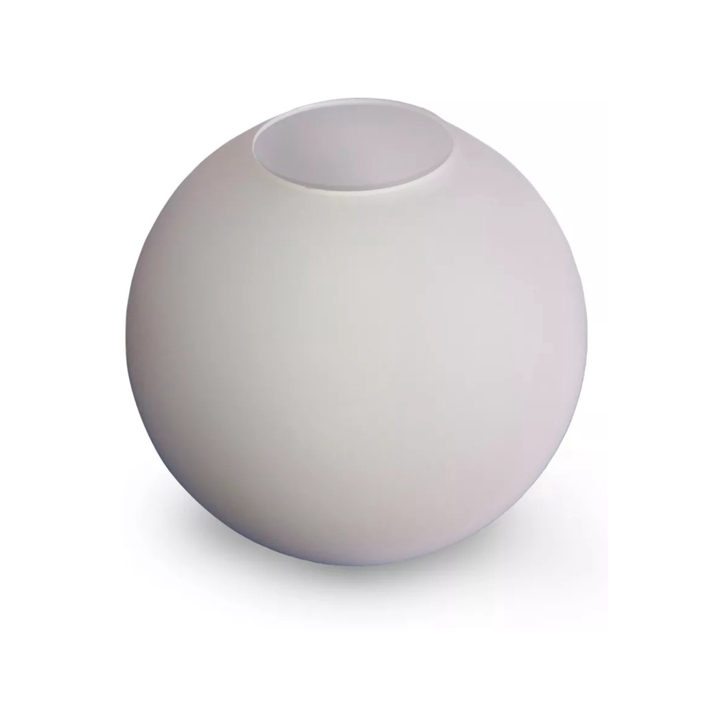 Globo de Iluminação Luminaria Vidro Leitoso Fosco 8x15