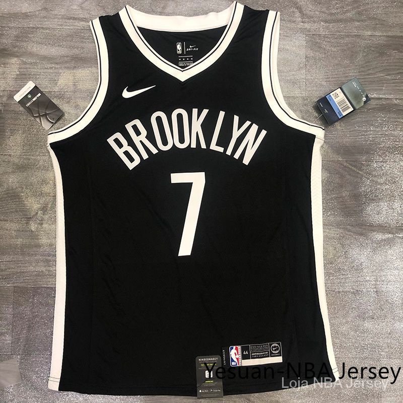 Hot Pressed Camisa Brooklyn Nets No.7 Kevin Durant Camiseta De Basquetebol branco nba Jersey Homens Basketball