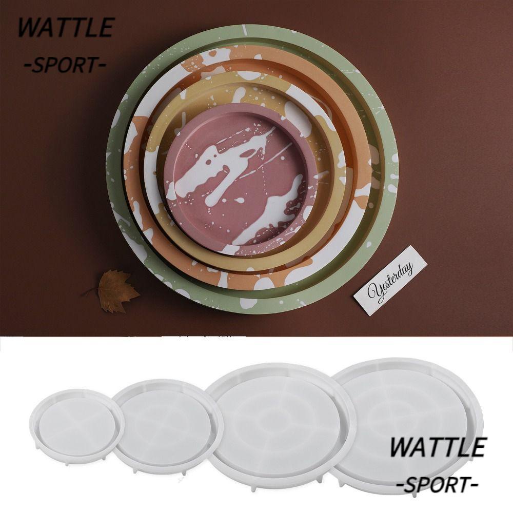 Molde De Silicone Para Bandeja De Armazenamento WATTLE , Artesanal Epóxi De Cristal DIY , Suporte De Exibição De Joias R