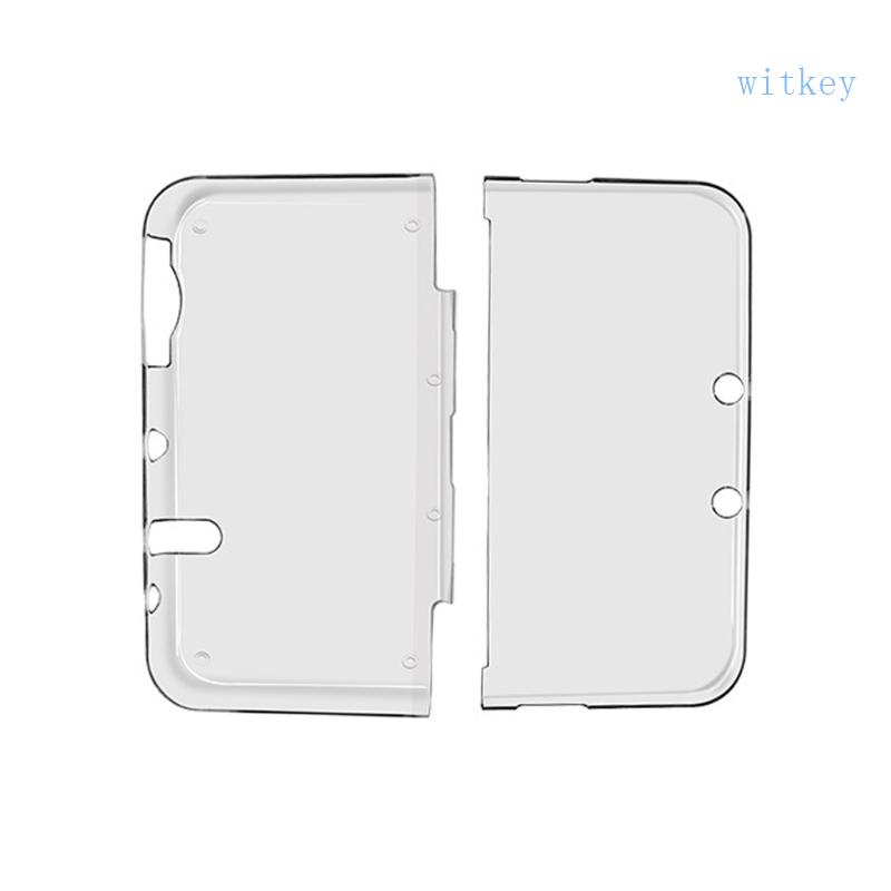 Com Capa Protetora De Cristal Transparente Dura Dividida Adequada Para 3DS LL De Proteção Anti-Riscos À Prova De Choque