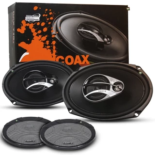 Kit Alto Falante Triaxial 300w 7"x10" Polegadas Hertz Dcx710 Som Automotivo Premium