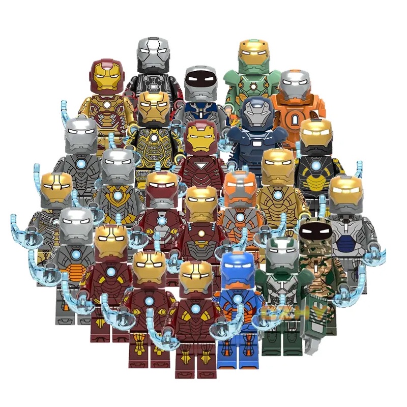 Super Heróis De Ferro Mini Homem Tony Stark Mark MK85 Buidling Blocks Figuras De Brinquedos