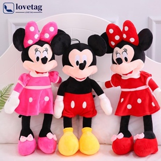 LOVETAG 35cm Rato Mickey Minnie Plush Bonecas De Pelúcia Animais Brinquedos De Natal Para Crianças Decoração Namorada I3O5