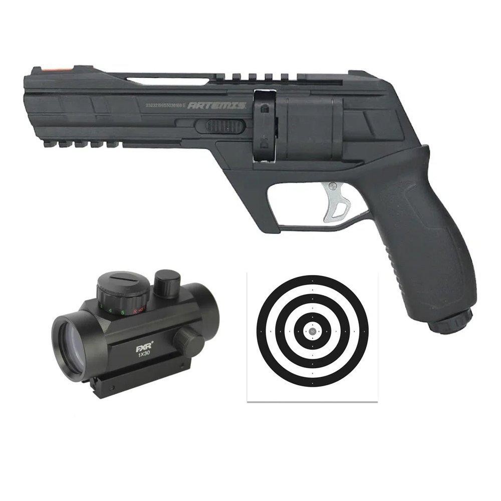 Revólver Pressão HDR CP300 Defender .50 + Red Dot 1x30+Alvos | Shopee ...