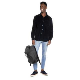 Camisa Masculina Sarja Tinturado Polo Wear Preto