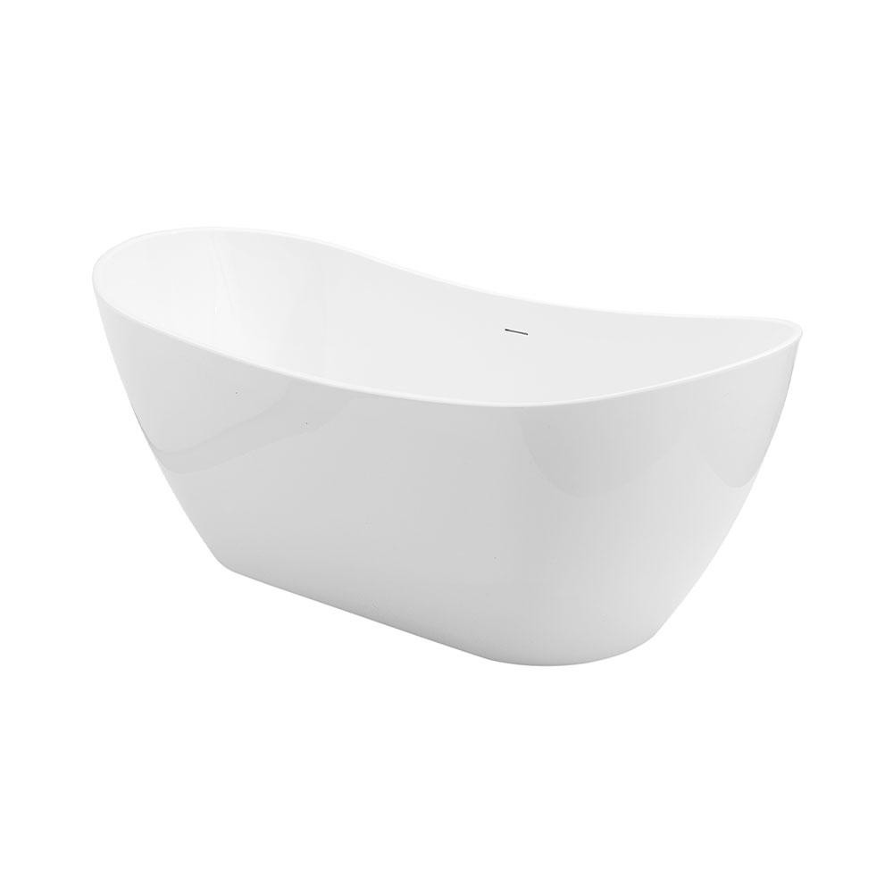 Banheira Freestanding Imersao Rutilo Pingoo - Branca