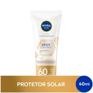 NIVEA SUN Protetor Solar Facial Fluido Spot Control Luminous 630® FPS60 40ml