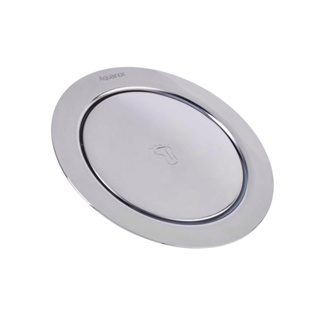 Ralo redondo 15x15cm aço inox click Aquaplás