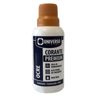 Corante Universo ocre frasco cor 50ml