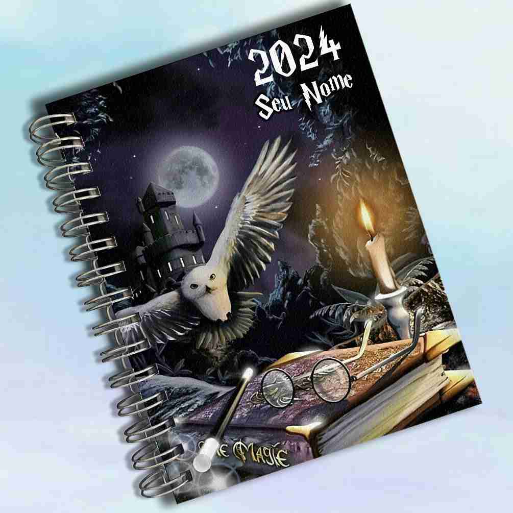 Agenda 2024 Hogwarts Diário 176 Fls Harry Potter Capa Dura