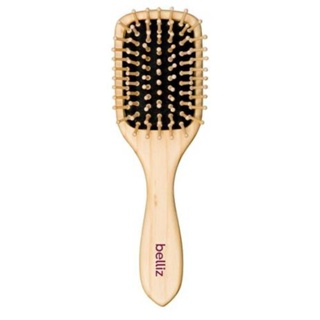 Escova Cabelo Belliz Wood Racket Mad 445