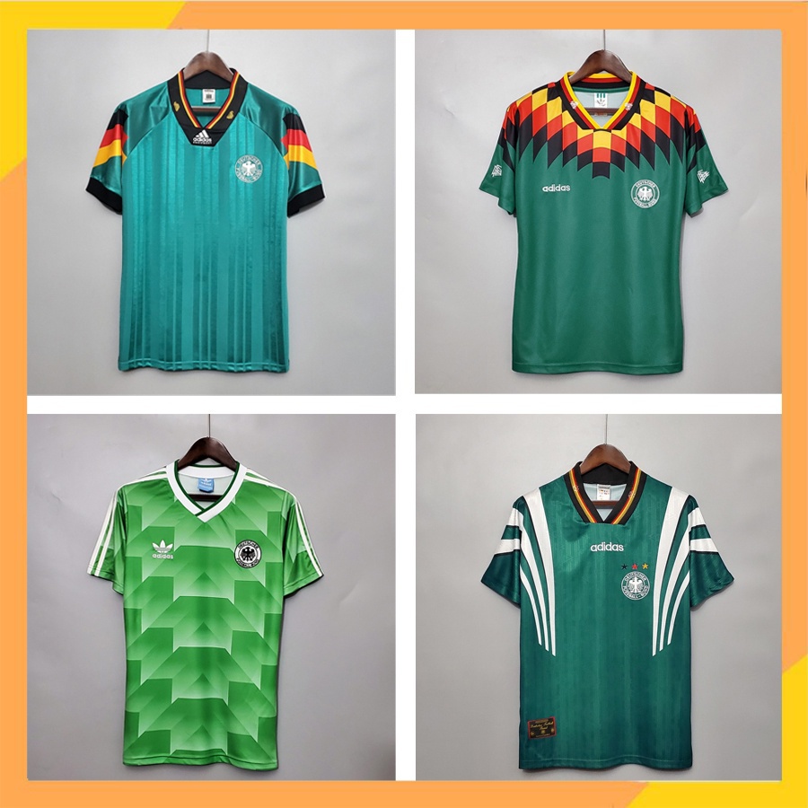 Retro Alemanha Jersey 1988 1992 1994 1996 1998 Futebol Fora