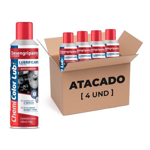Desengripante Chemicolor Kit c/4 Unidades de 300ML 140G