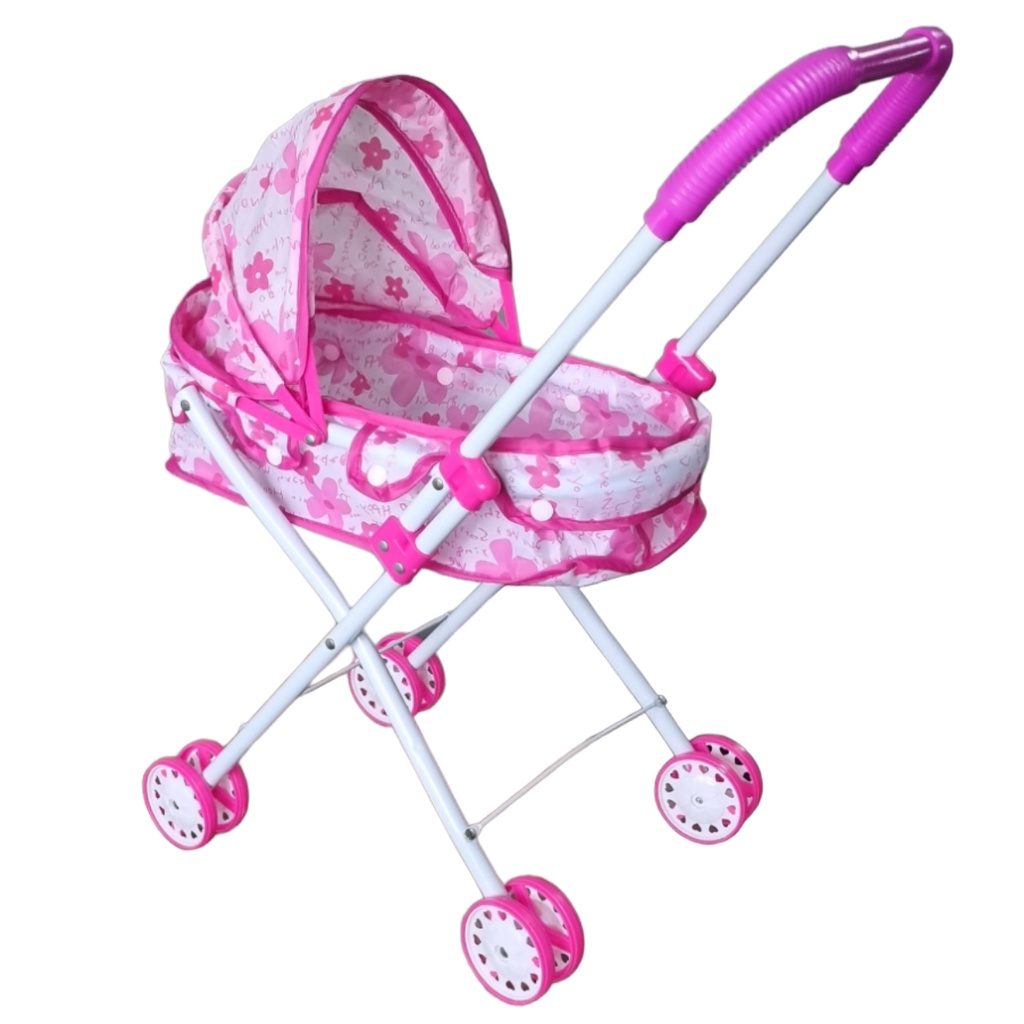 Carrinho De Boneca infantil Bebê Reborn Menina Dobravel +3 | Shopee Brasil