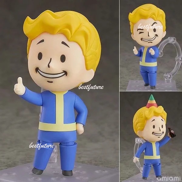 Fallout 4 Vault Boy 1209 # Nendoroid Ação Conjunta Móvel Figura Modelo Doll