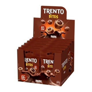 Chocolate Trento Bites Dark Caixa 12 Unidades 40g