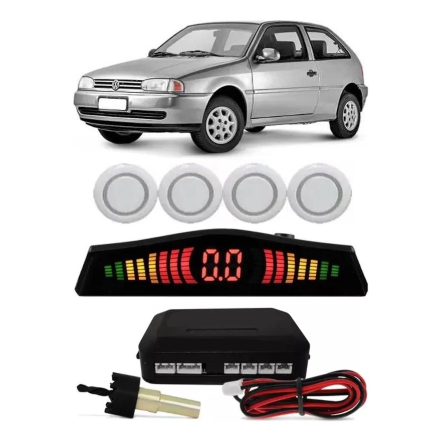 Sensor De Re Estacionamento Automotivo Gol G2 4 Pontos | Shopee Brasil
