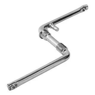 Pedivela Monobloco 165mm Com Pino 15mm Cromado Bike Aro 26