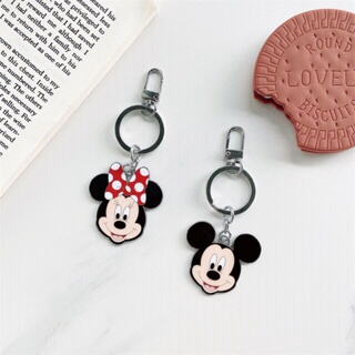 Disney Mickey Minnie Metal Keychain Bag Pingente Porta-Chaves De Cartoon Bonito Acessórios Casal Feriado Presente De Aniversário