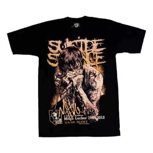 Camiseta Suicide Silence Mitch Lucker em Promoção na Shopee Brasil