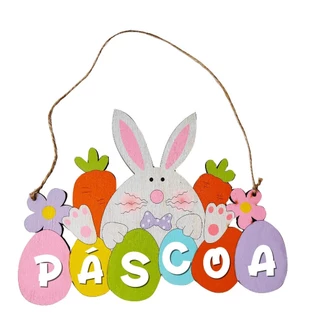 Placa Decorativa Páscoa Sortida - 16 x 22 cm em Oferta na Shopee