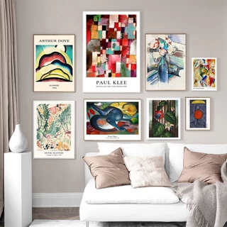 Impressões Abstratas Maison Matisse Wall Prints , Pintura Em Tela Sunrise , Flores & Vaso , Pôsteres Vintage , Decorações De Cozinha Sala De Estar