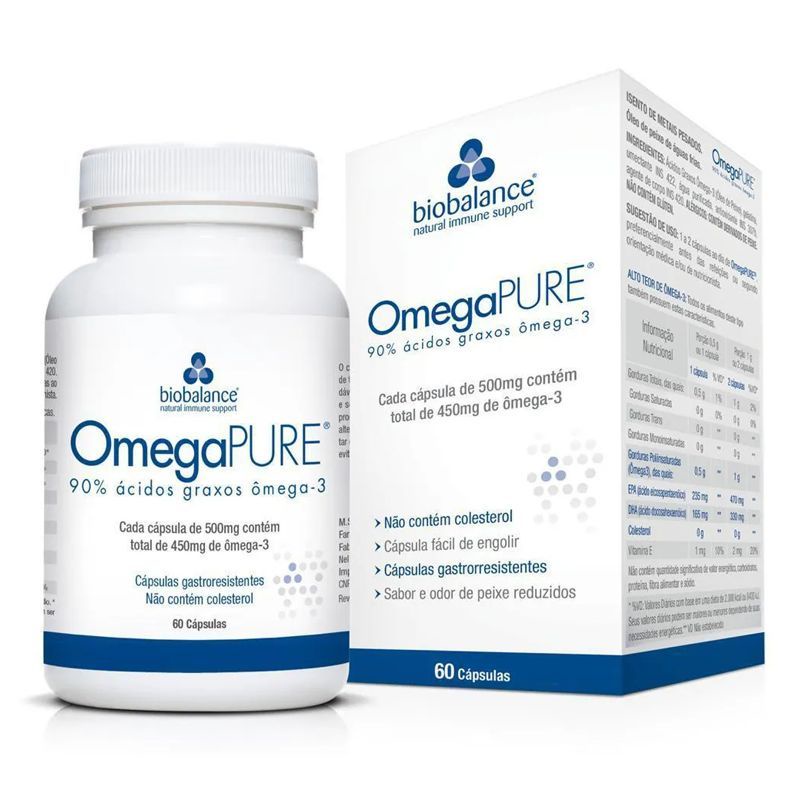Omegapure 500mg 60 cápsulas | Shopee Brasil