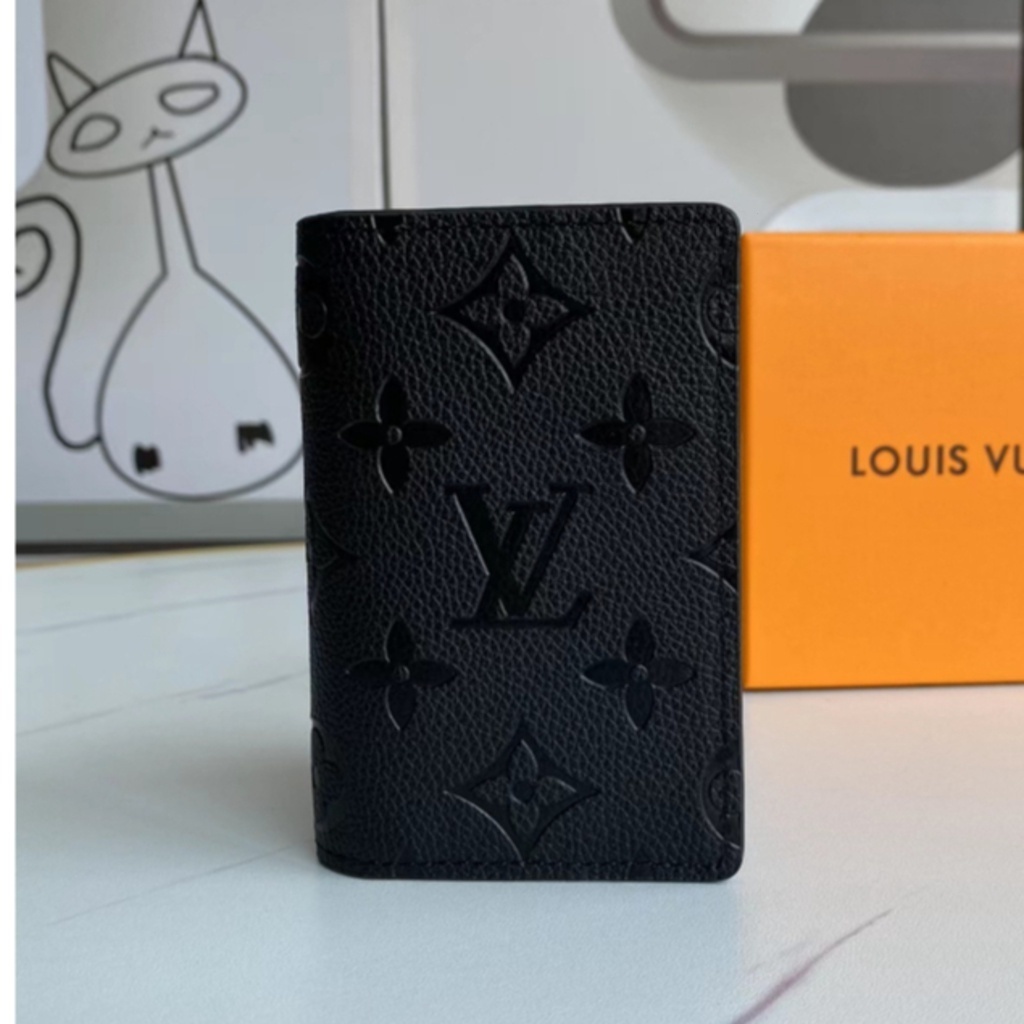 Carteira Masculina Louis Vuitton De Couro Na Caixa