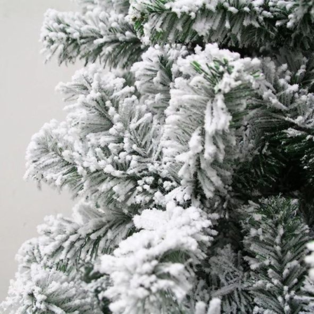 Árvore Natal Luxo Pinheiro Neve 1,50cm
