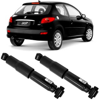 2 Amortecedor Peugeot 207 2008 A 2015 Traseiro Nakata