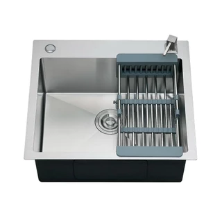 Cuba para cozinha gourmet pia aço inox com acessórios Corubos Pingoo em Oferta na Shopee
