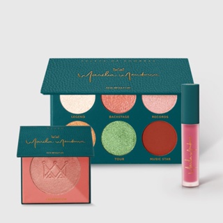 Kit Batom Líquido Rosa + Paleta de Sombras + Blush Marília Mendonça By Océane (3 Produtos)